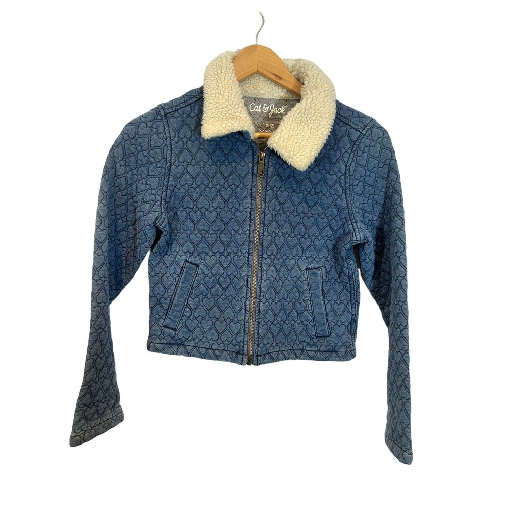 Cat & Jack Girls Medium Weight Jacket - Pockets - Size Large 10/12